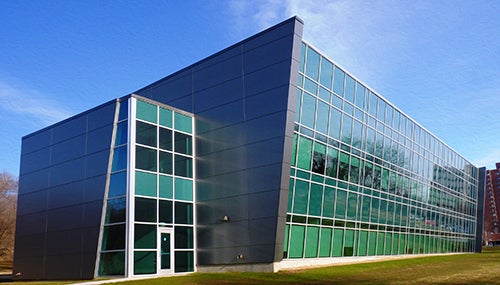 External view of our building.