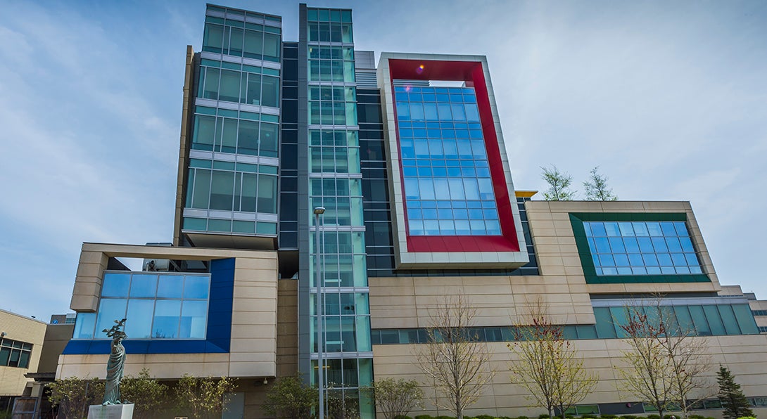 Exterior view of OSF Children Hospital of Illinois