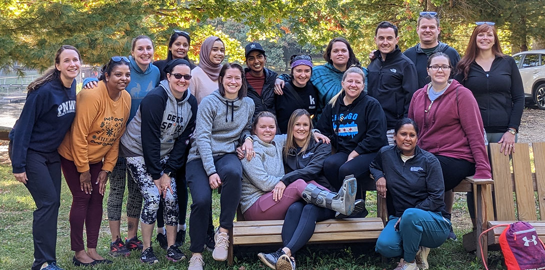 2022 Intern Retreat - Peds Interns & Leadership Group Picture