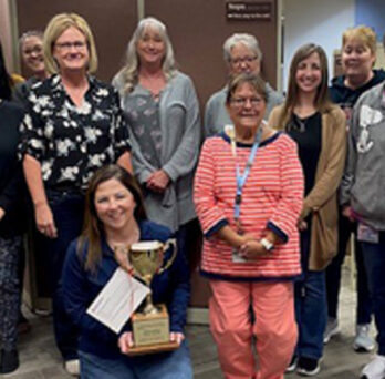 Outstanding Team Award presented to Medical Billing 