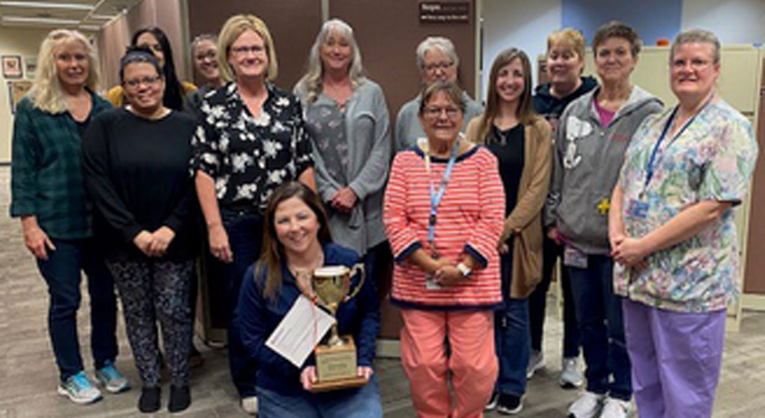 Outstanding Team Award presented to Medical Billing