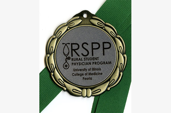 Image of a Medal for the Rural Student Physician Program