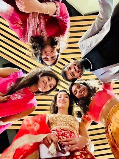 Internal Medicine residents celebrate together